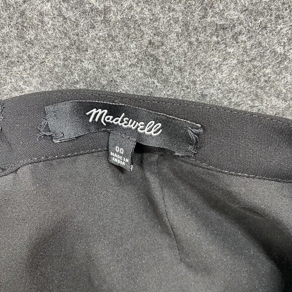 Madewell Embellished Embroidered Mini Skirt Sequin Detailing Black Gold Sz 00 EU - Picture 3 of 7